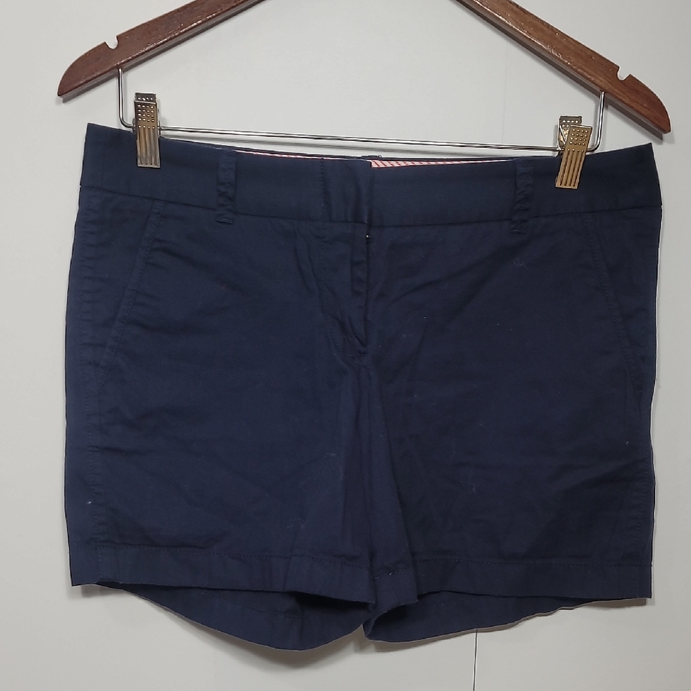 J. Crew Navy Women's Chino Cotton Shorts